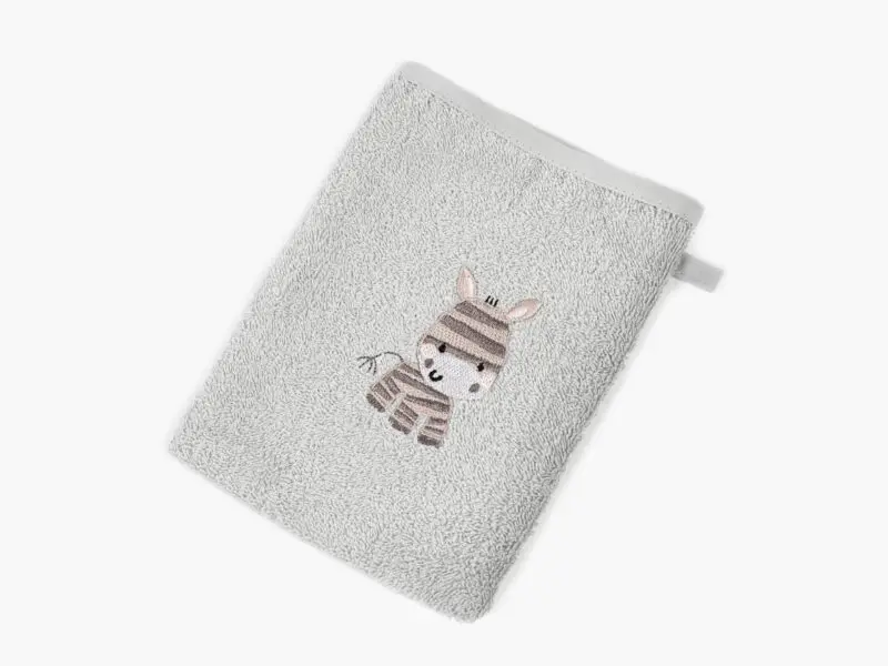 Dětská froté žínka LILI šedá zebra značky Škodák