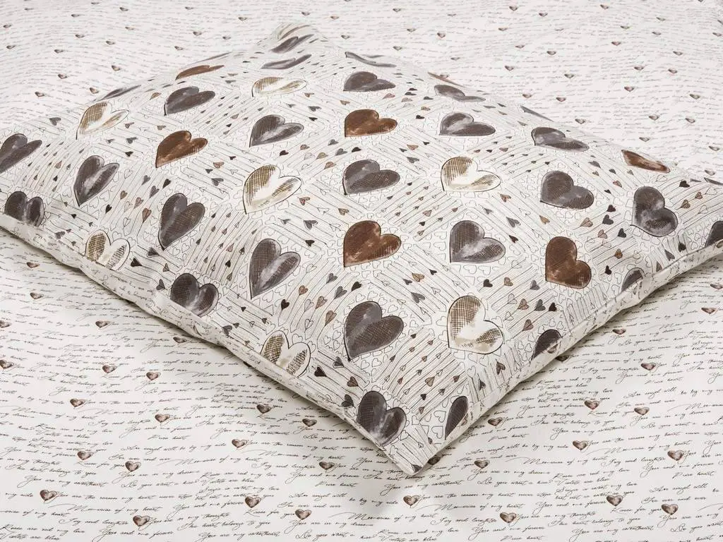 Flanelové povlečení zamilované texty značky Škodák.