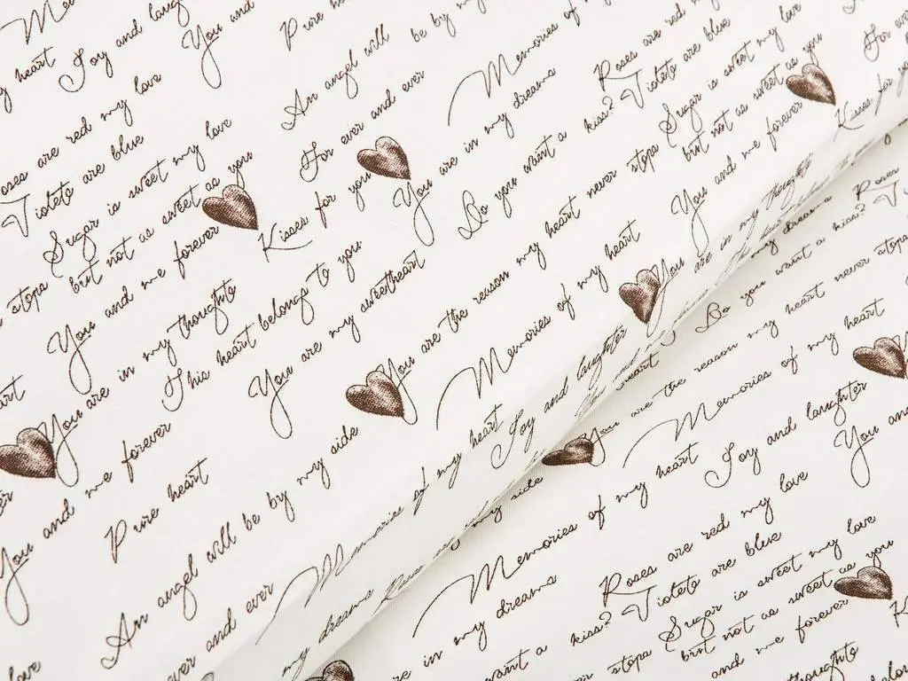 Flanelové povlečení zamilované texty značky Škodák.