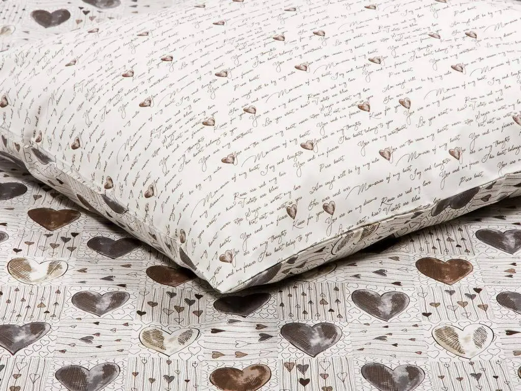 Flanelové povlečení zamilované texty značky Škodák.