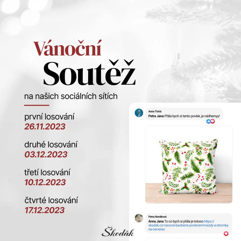 Velká vánoční soutěž na našich sociálních sítích