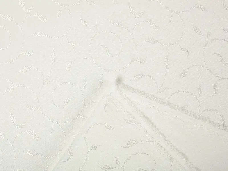 Jednobarevný TEFLON ornamenty smetanová metráž Škodák
