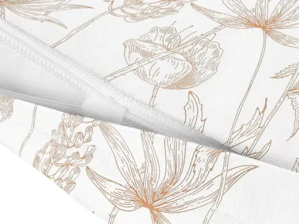 Bavlněný povlak na polštář režné kvítí značky Škodák