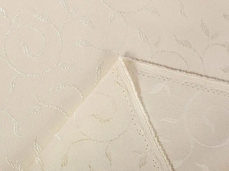 Jednobarevný TEFLON ornamenty šedá metráž Škodák