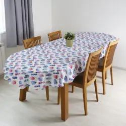 Oválný ubrus Loneta malé hortenzie značky Škodák