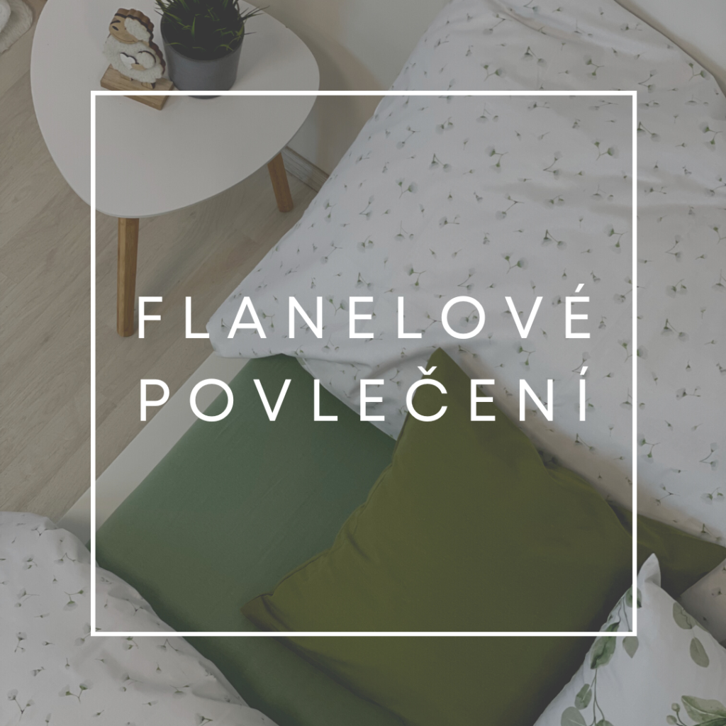 Flanelové povlečení - jarní vzory