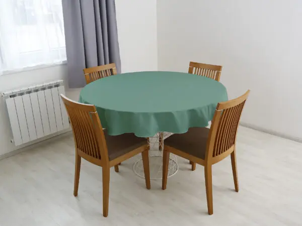 Kulatý ubrus bavlněný zelený ARO značky Škodák