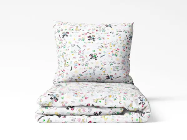 Dětské bavlněné povlečení omalovánky značky Škodák