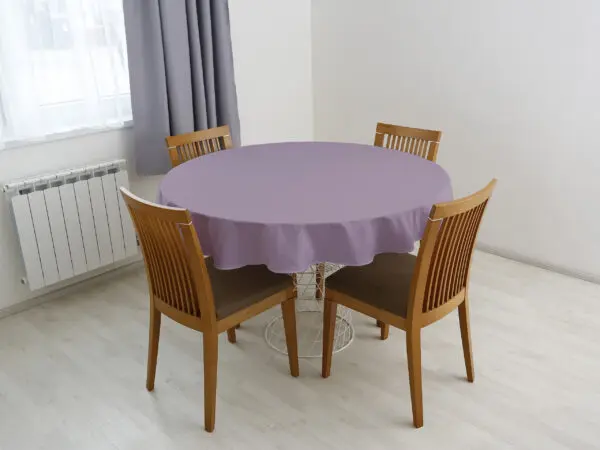 kulatý ubrus Loneta fialový značky Škodák.
