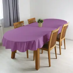Oválný ubrus Loneta levandulový značky Škodák