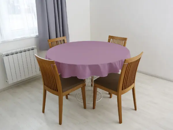 Kulatý ubrus Loneta světle fialový značky Škodák