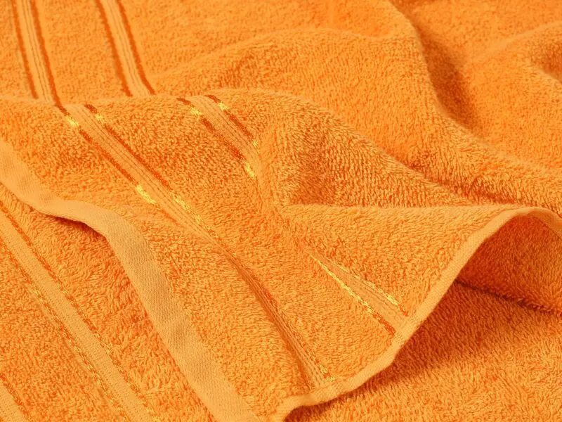 Dětské ručníky NINA hnědo-oranžové do školky značky Škodák