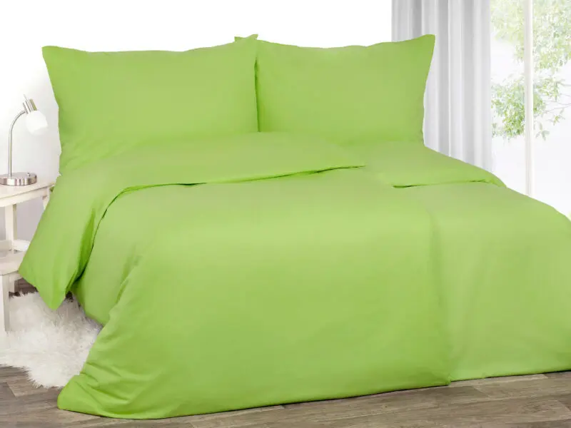 Hotelové povlečení Domestic zelené značky Škodák.