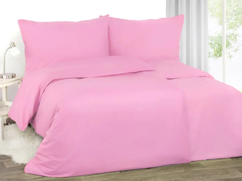 Hotelové povlečení Domestic růžové značky Škodák.