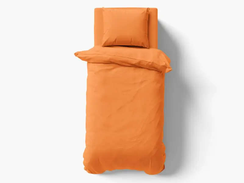 Bavlněné povlečení do školky oranžové značky Škodák