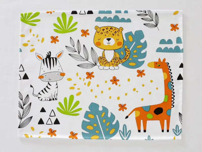 Bavlněné prostírání malované safari značky Škodák