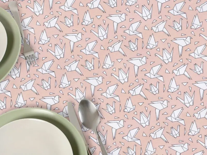 Hranatý ubrus Loneta origami značky Škodák