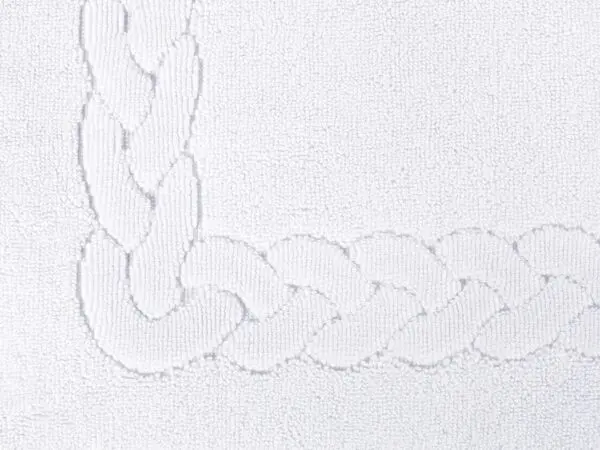 Hotelová předložka do koupelny 50x70 cm bílá značky Škodák