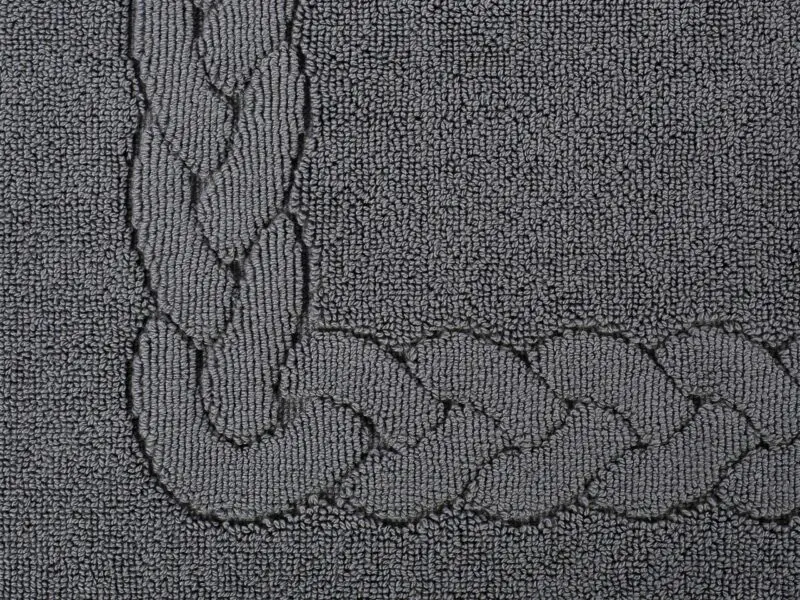 Hotelová předložka do koupelny 50x70 cm tmavě šedá značky Škodák