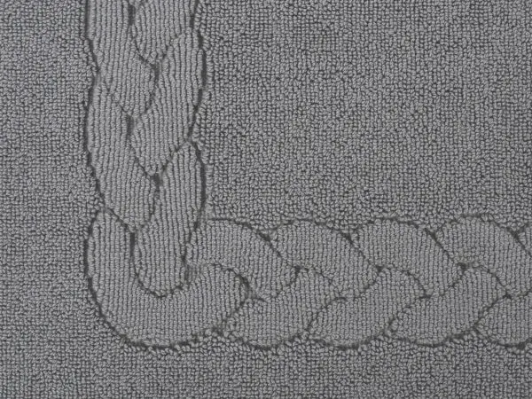 Koupelnová froté předložka 50x70 cm kouřová vzor Vánočka značky Škodák