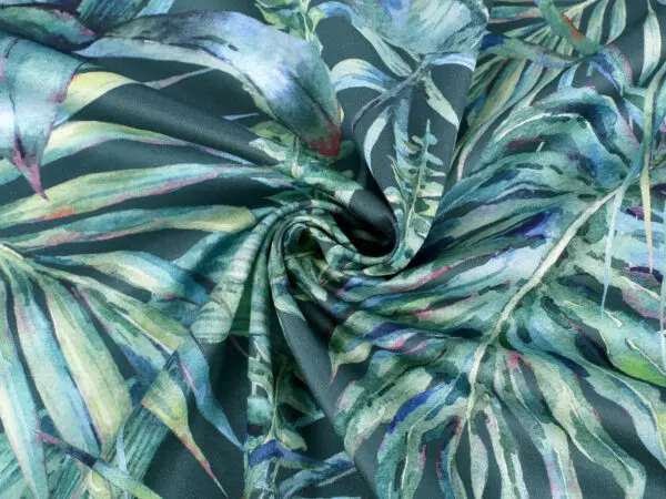 Bavlněný satén duhový tropic metráž značky Škodák