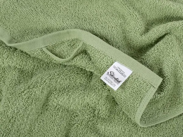 Hotelový froté ručník / osuška olivově zelená značky Škodák