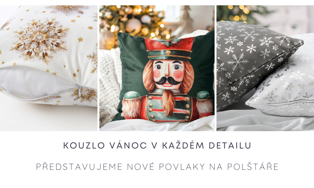 Kouzlo Vánoc v každém detailu: vánoční povlaky na polštáře