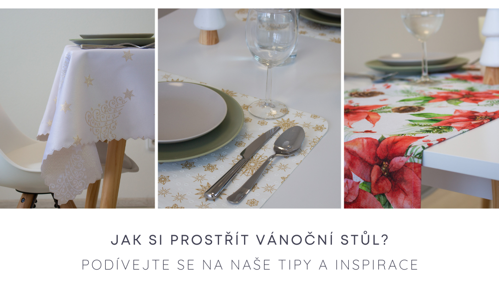 Jak si prostřít vánoční stůl Podívejte se na naše tipy a inspirace