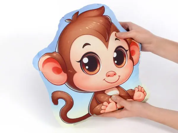 Polštář 3D opička značky Škodák