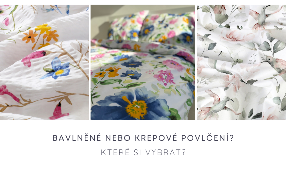 Bavlněné nebo krepové povlečením Které si vybrat