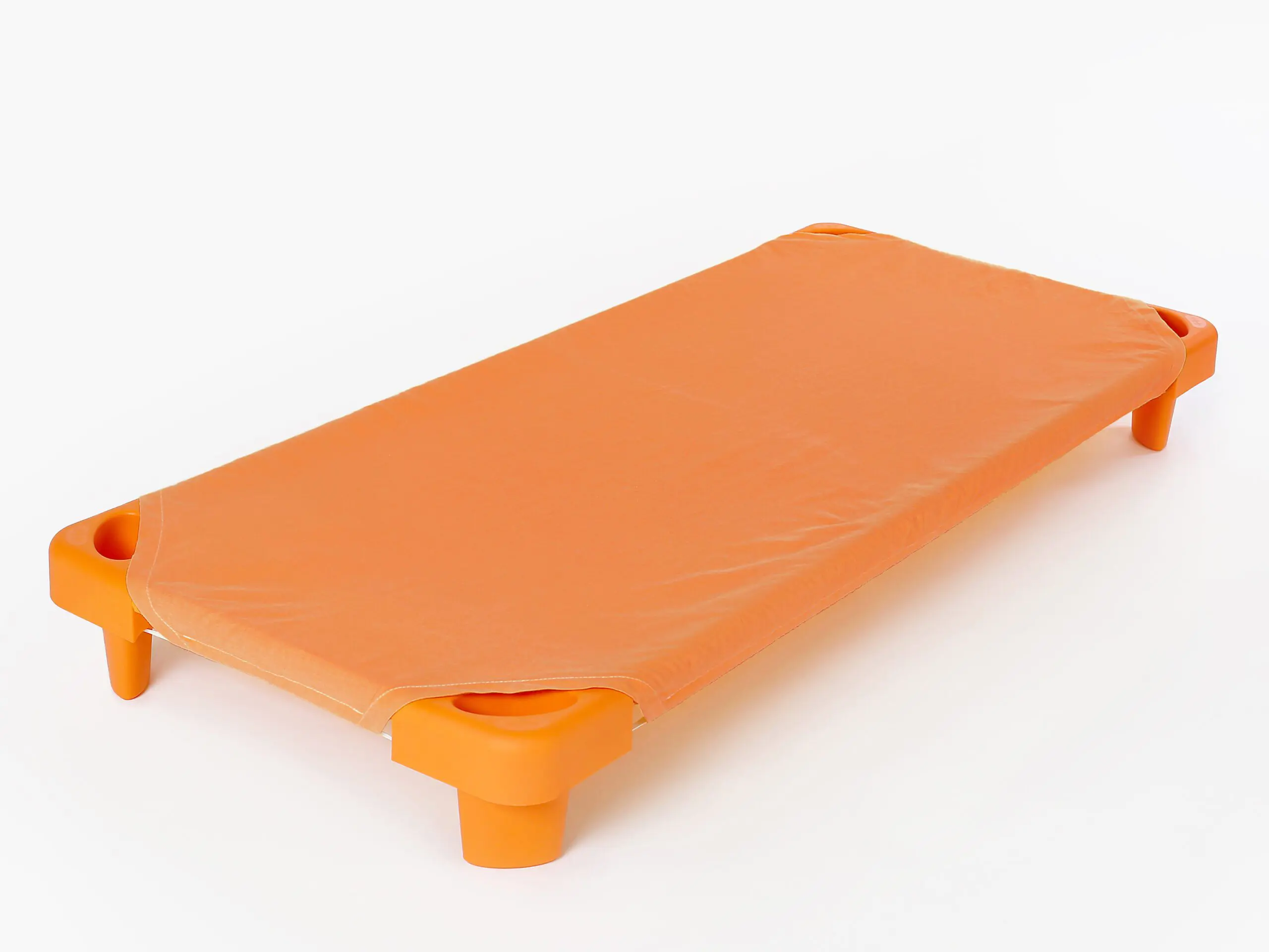 Bavlněné napínací prostěradlo na lehátko oranžové značky Škodák