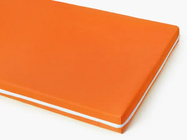 Dětská nepromokavá matrace do školky oranžová - kortexinová