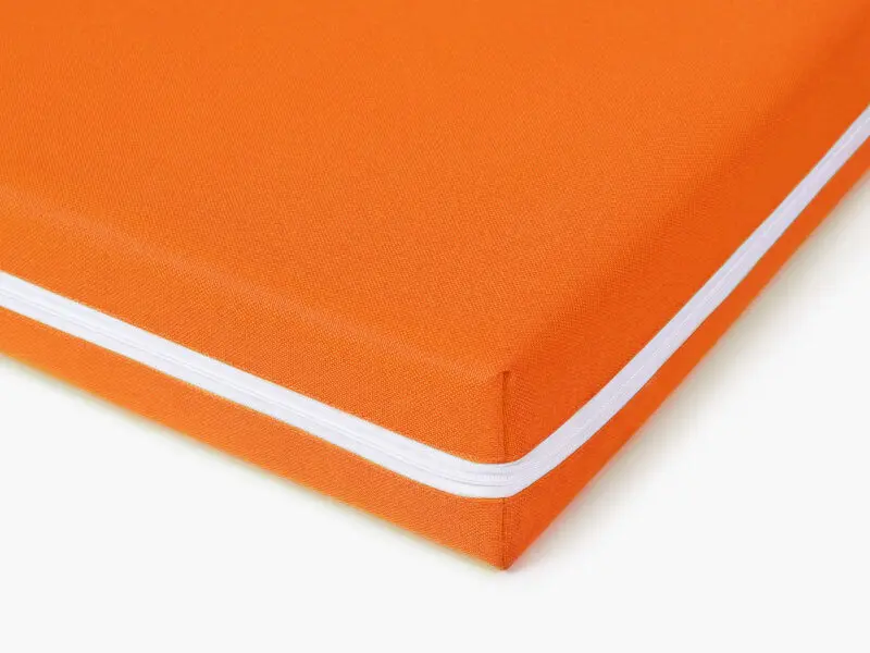 Dětská nepromokavá matrace do školky oranžová - kortexinová