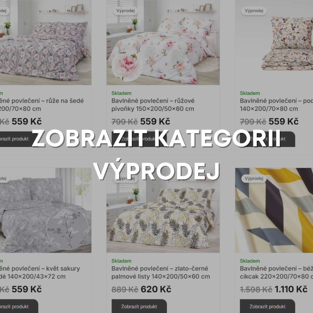 Výprodej bytový textil