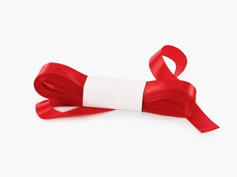 Stuha taftová - červená