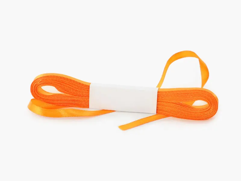 Stuha taftová oranžová značky Škodák.
