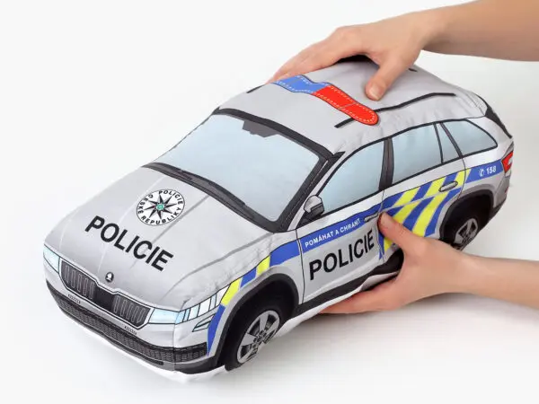 3D polštář policie 50x20x20 cm značky Škodák.