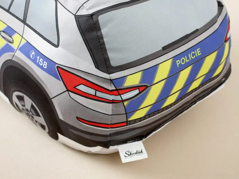 3D polštář policie 50x20x20 cm značky Škodák.