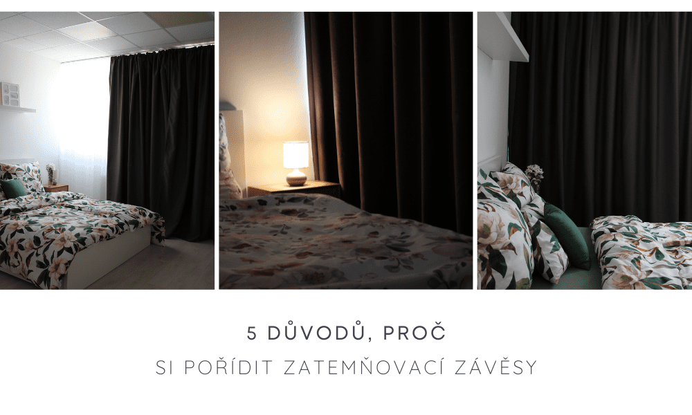 5 důvodů, proč si pořídit zatemňovací závěsy