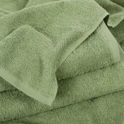 Froté ručník SOLID do školky olivově zelená 420g/m2 30x50 cm