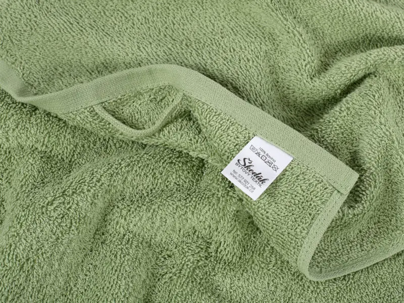 Froté ručník SOLID do školky olivově zelená 420g/m2 30x50 cm