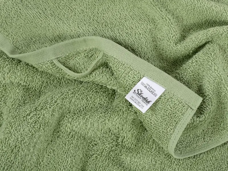 Froté ručník SOLID do školky olivově zelená 420g/m2 30x50 cm