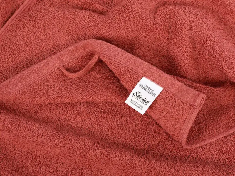 Froté ručník SOLID do školky kaštanová 420g/m2 30x50 cm
