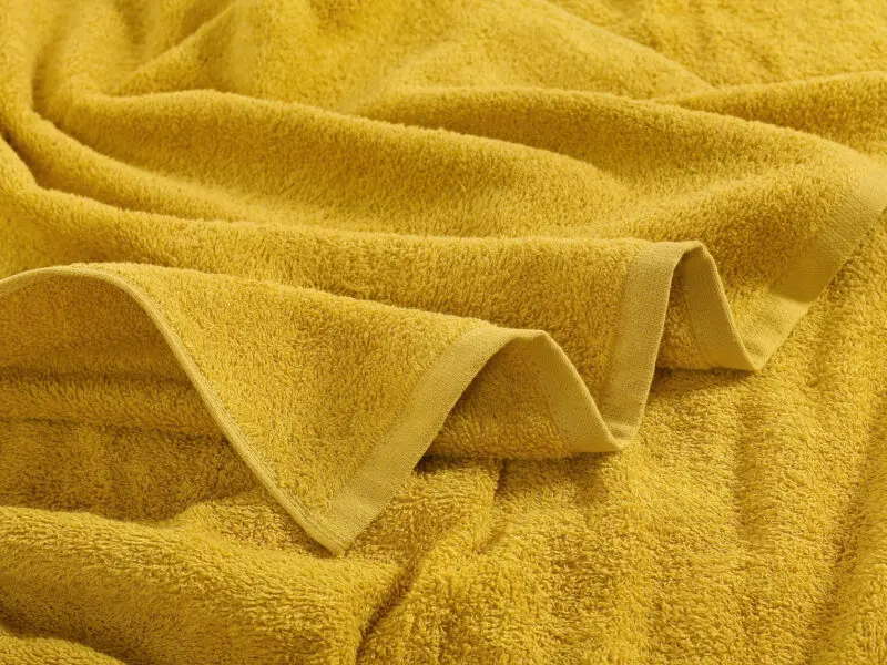 Froté ručník SOLID do školky hořčicová 420g/m2 30x50 cm
