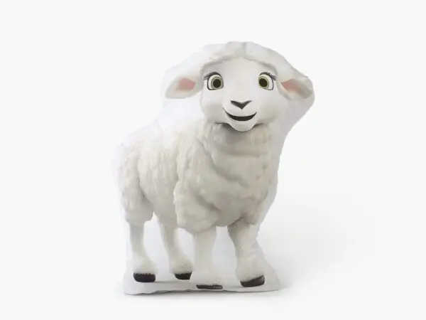 Polštář 3D ovečka 30x38 cm