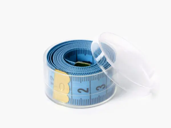 Krejčovský metr - 150 cm - modrý