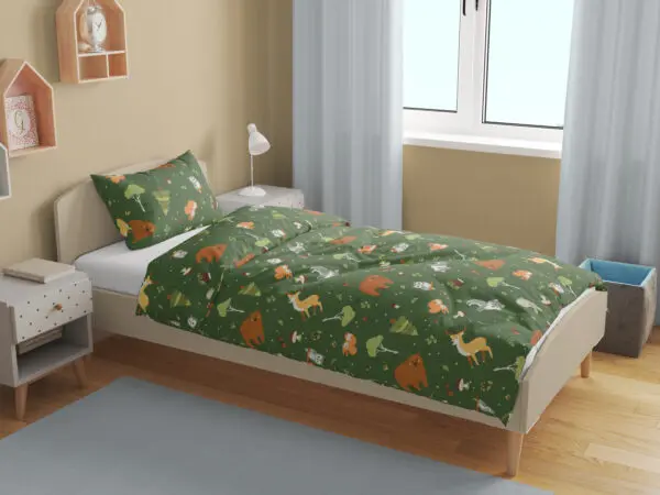 Bavlněné povlečení do školky řáholecký les
