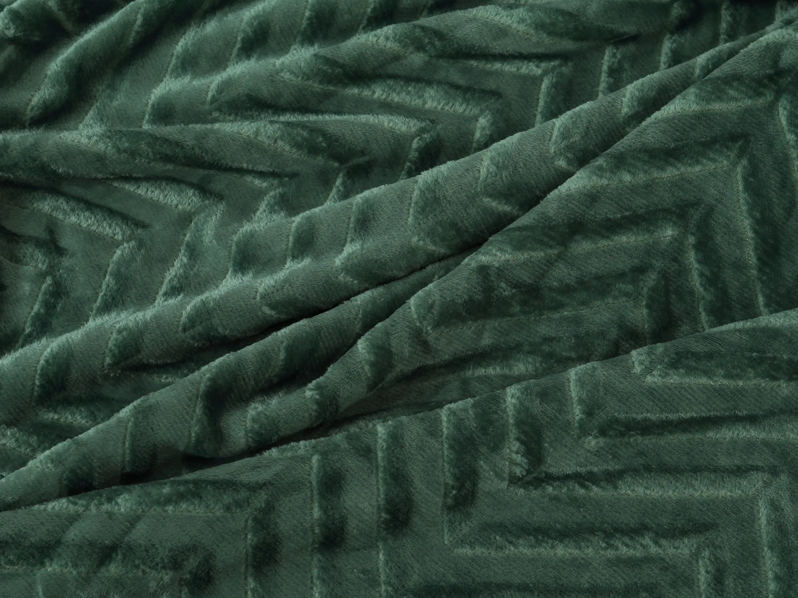 Deka Mikroflanel zelený cik-cak 150x200 cm značky Škodák.