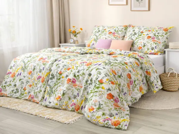 Hotelové povlečení Karl - akvarelová louka