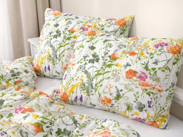 Krepové povlečení akvarelová louka